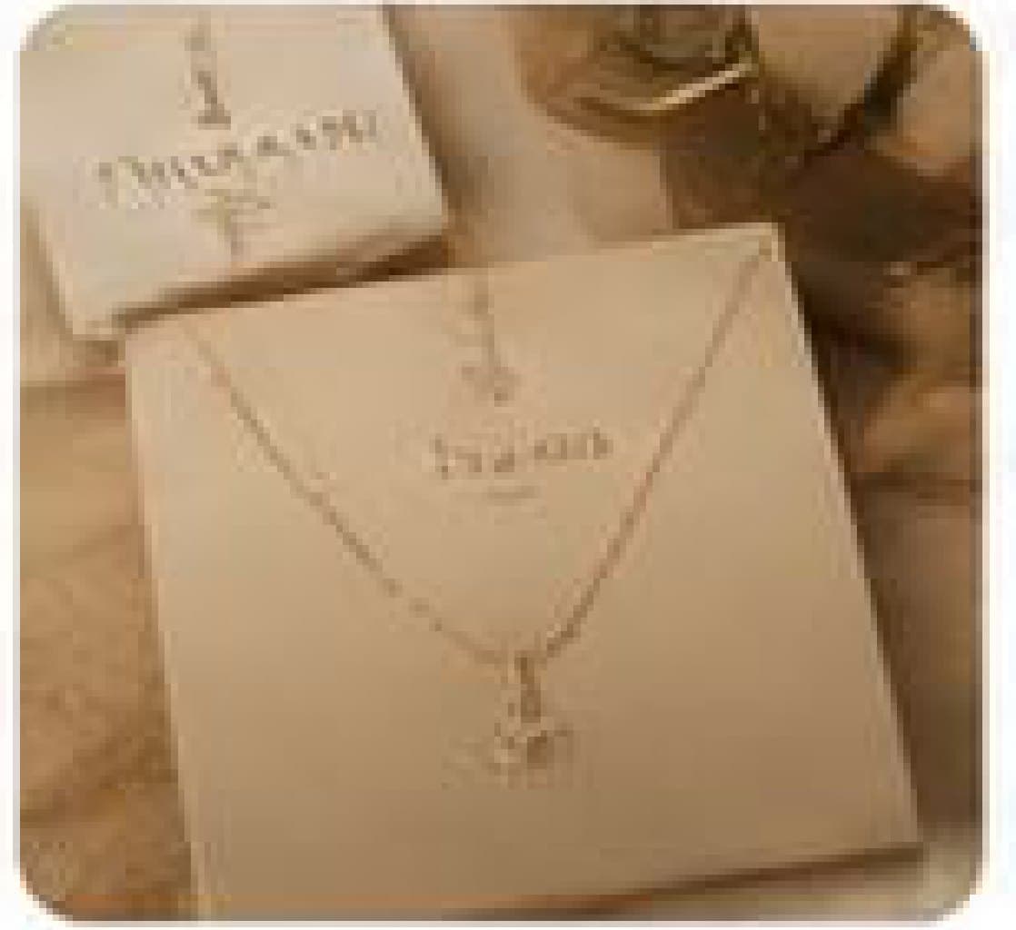 A pendant resting on a Trimaani card