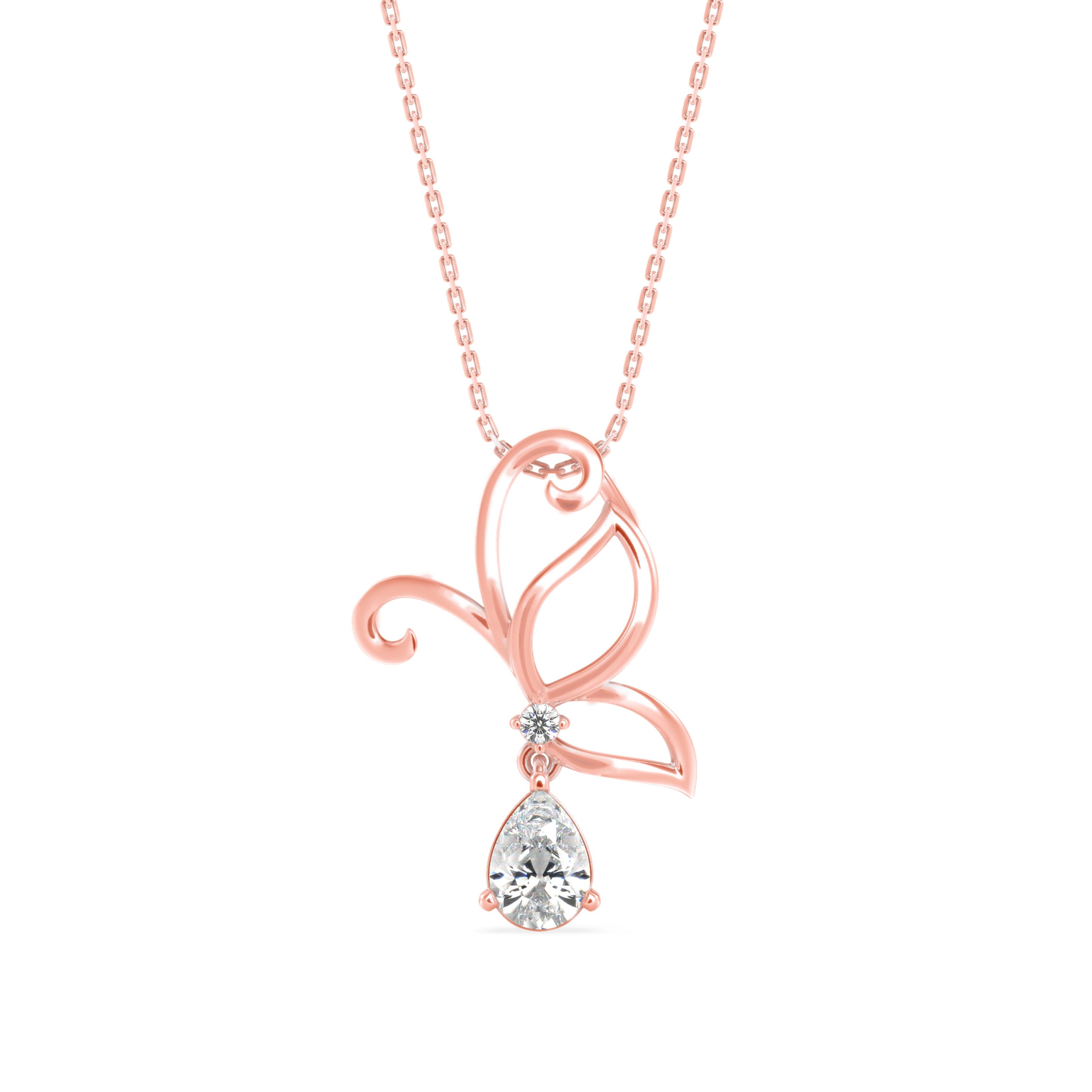 The Solis Pear 0.68ct Lab-Grown Diamond Pendant