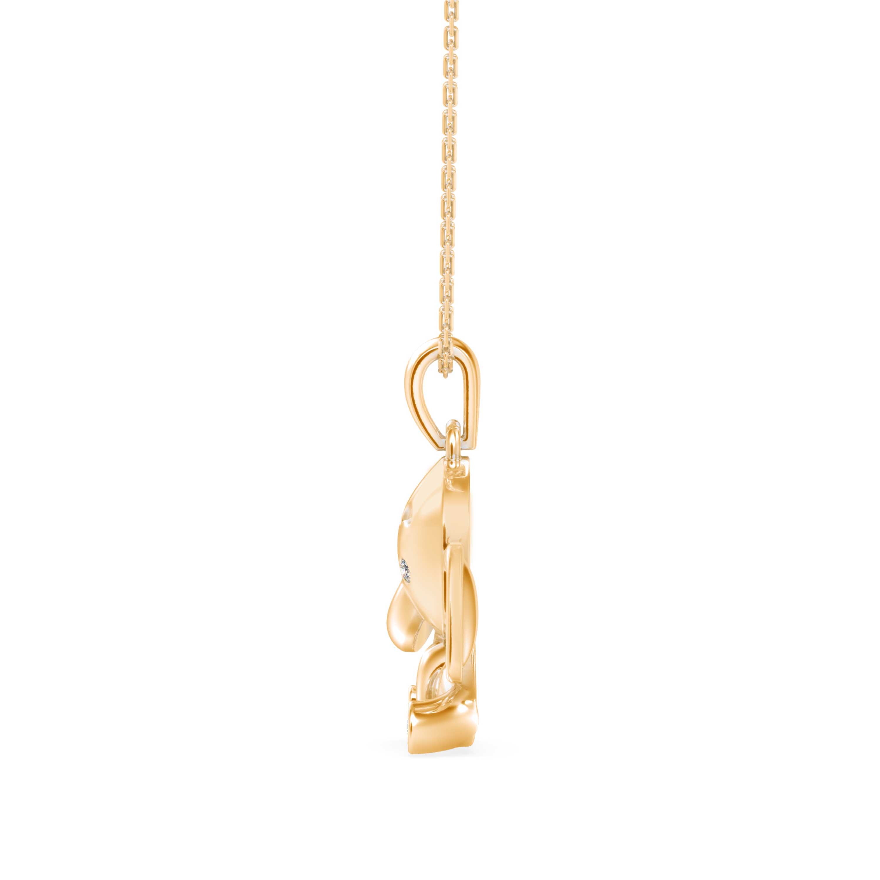 The Maya Baby Elephant 0.05ct Lab-Grown Diamond Pendant