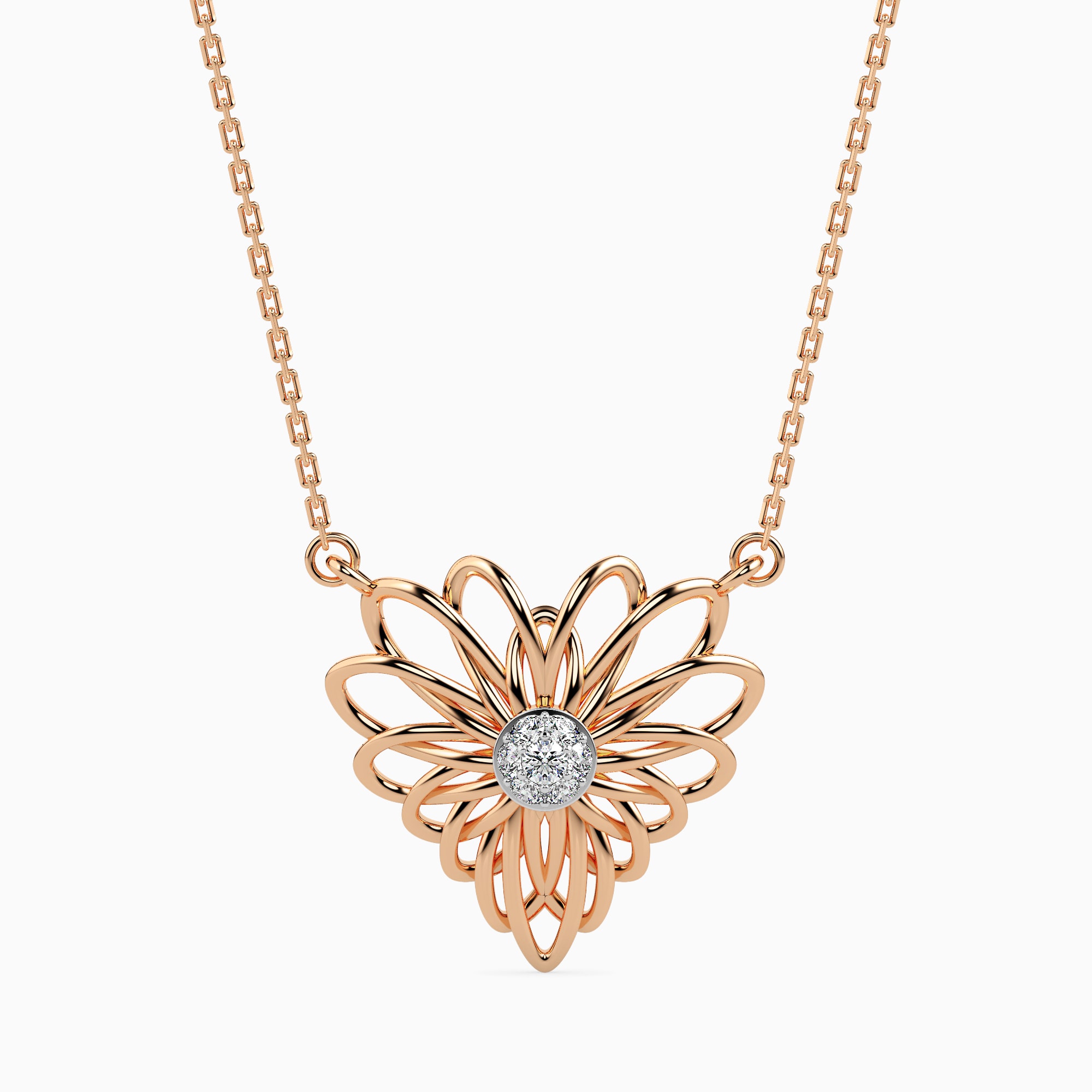 Teardrop Diamond Pendant