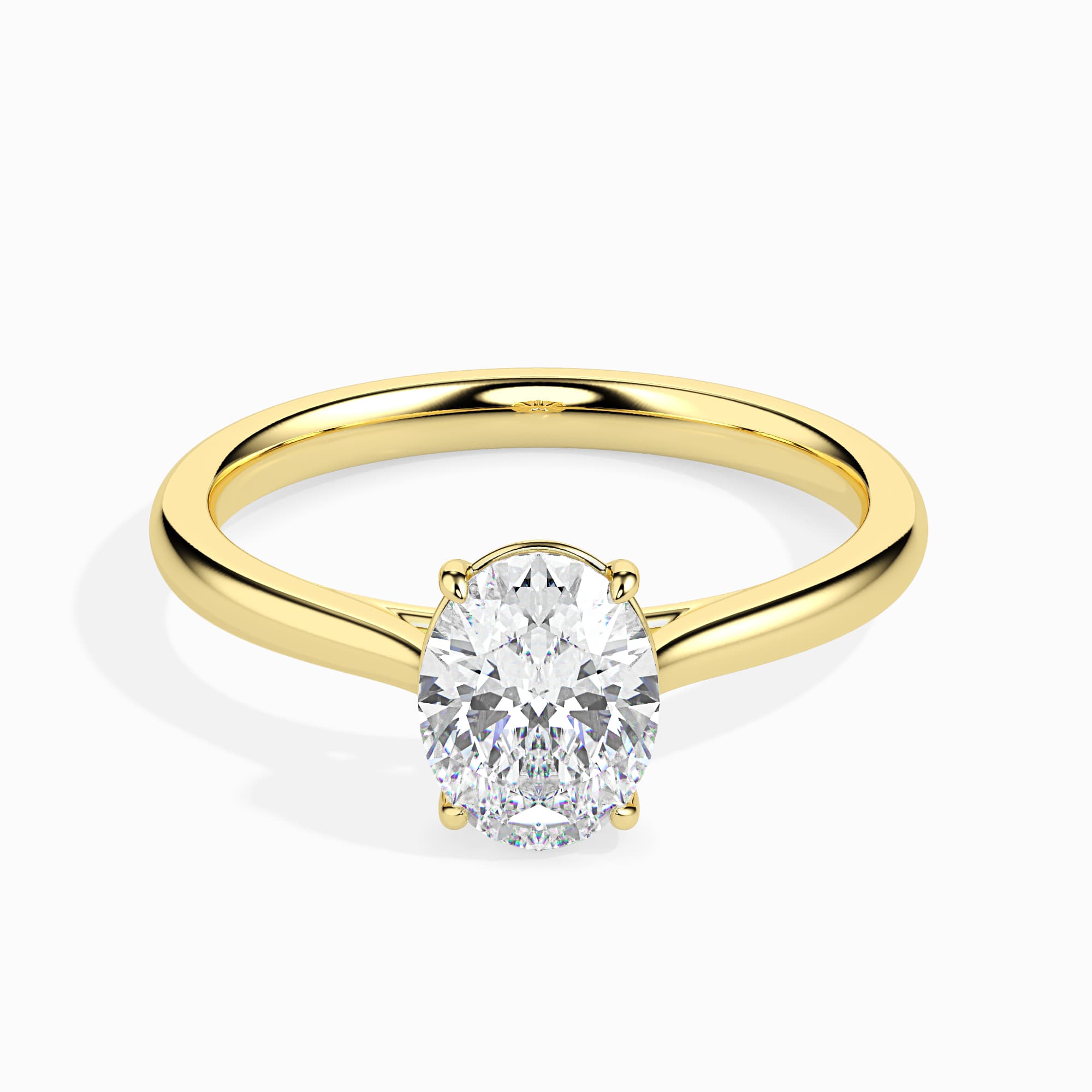 The Celine 0.91ct Oval Solitaire Lab-Grown Diamond Ring
