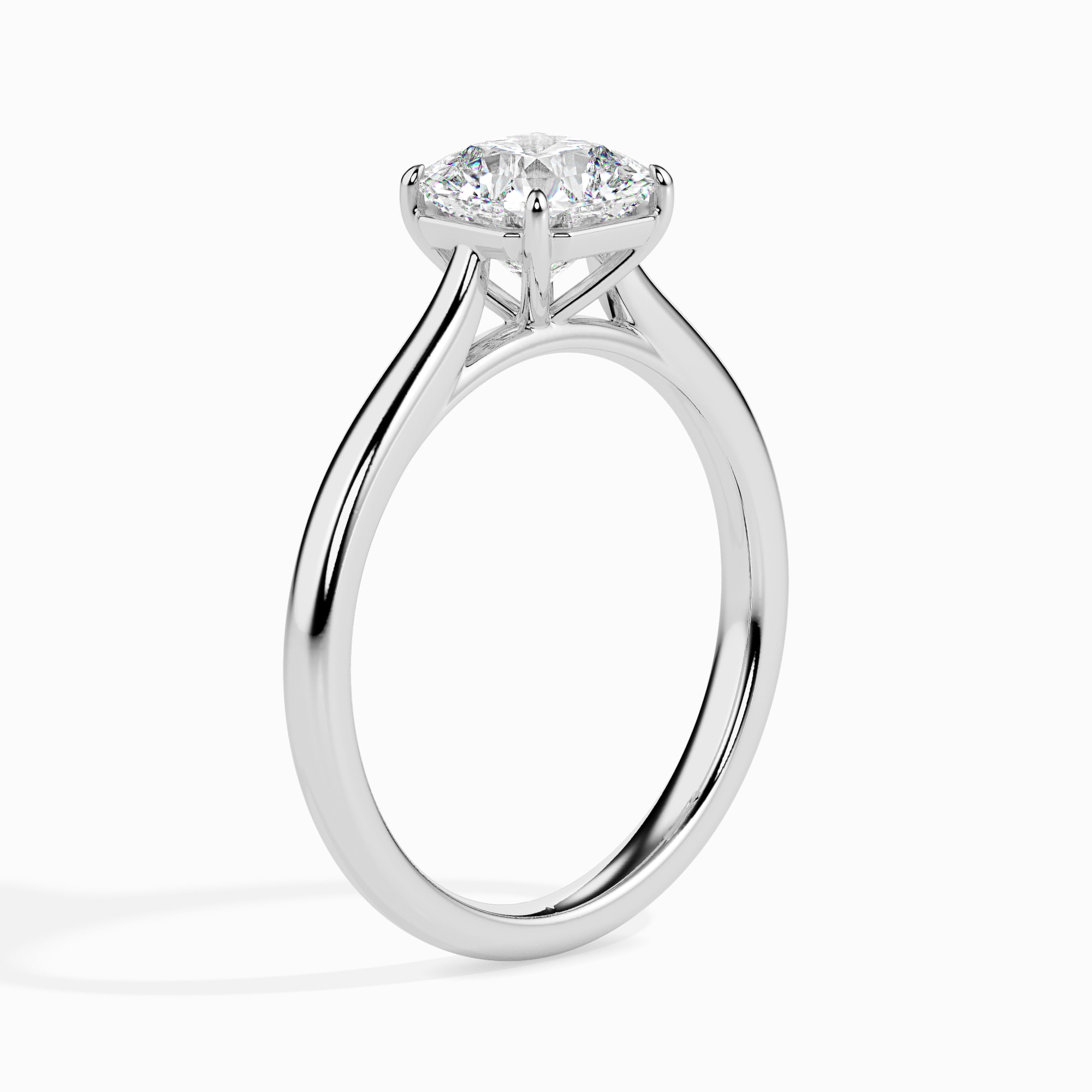 The Mira 0.85ct Asscher Solitaire Lab-Grown Diamond Ring