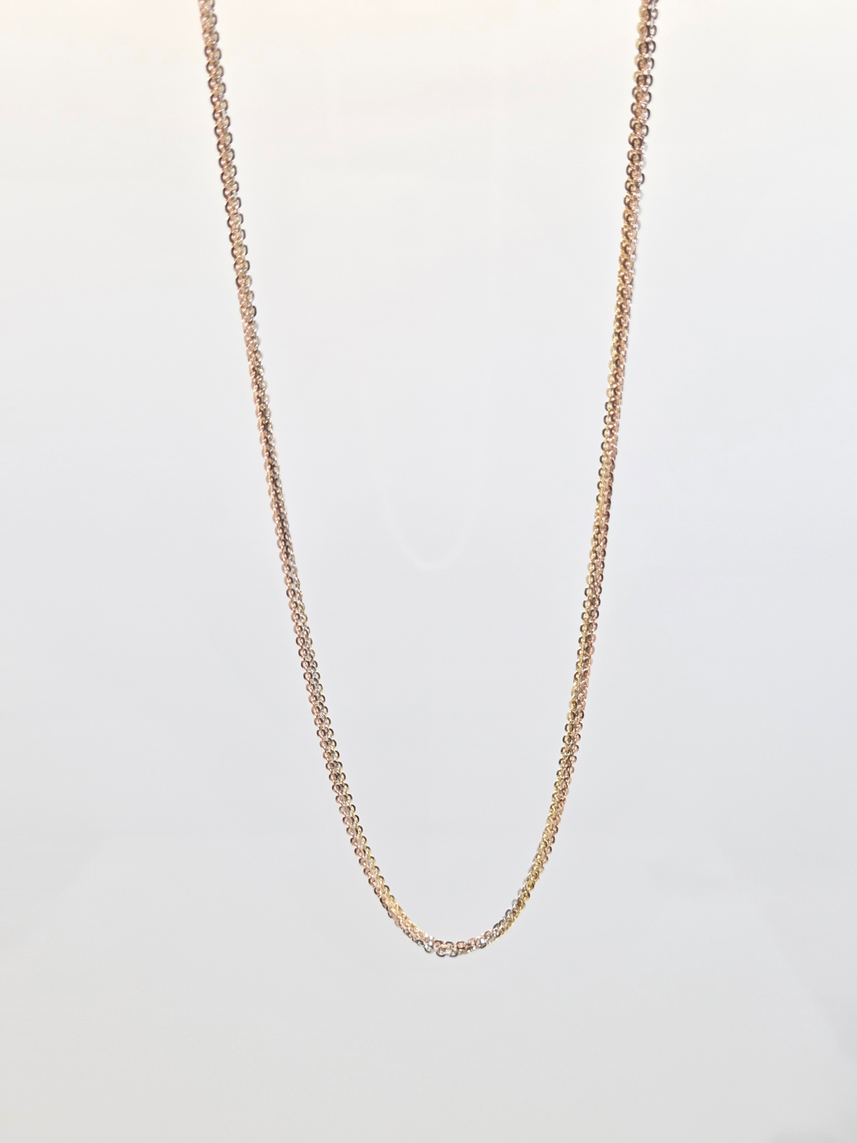 The Prism Tri-Tone 925 Silver Layered Chain