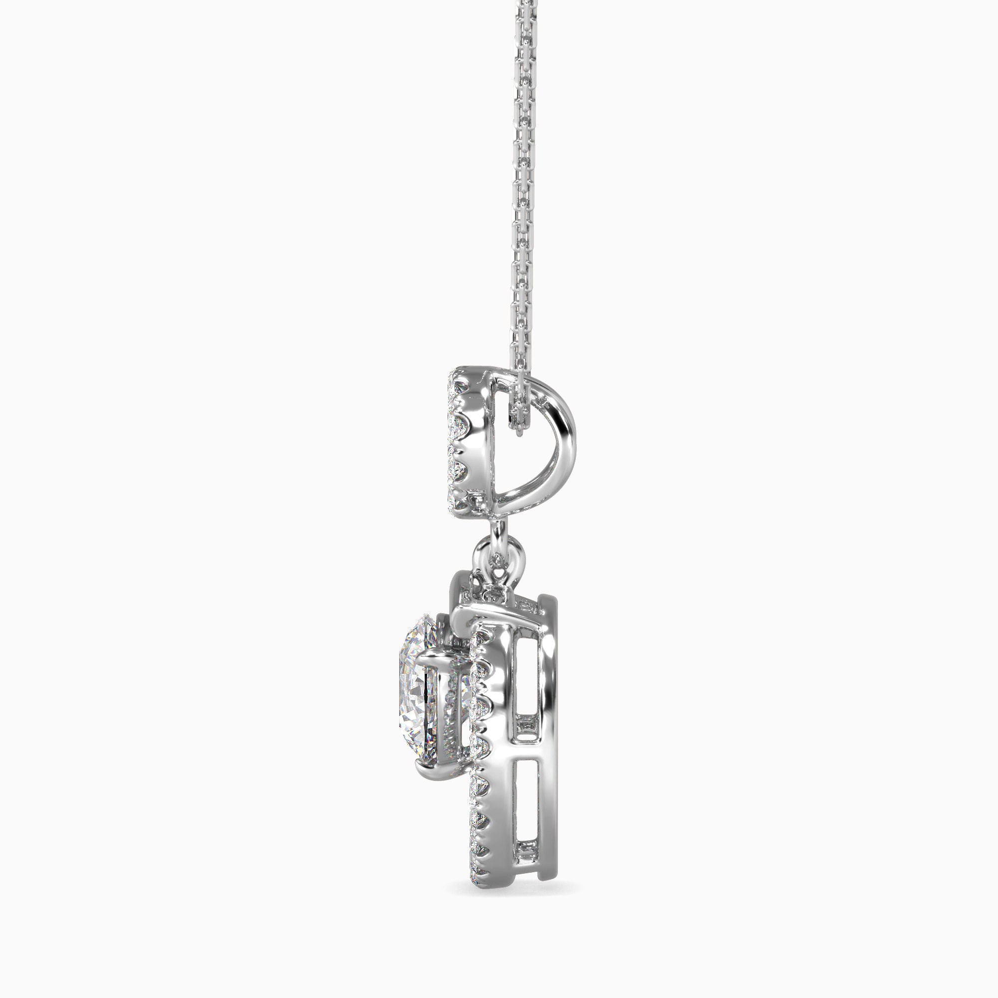 The Eterna Swirl 0.92ct Lab-Grown Diamond Pendant