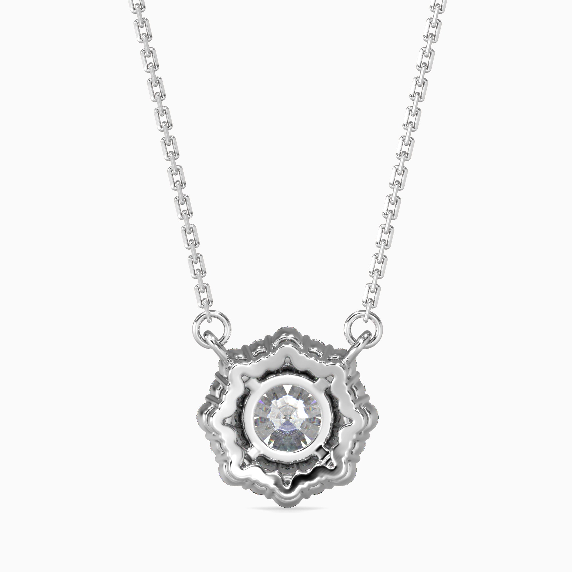 The Solaria Pavé-Loop 1.24ct Lab-Grown Diamond Pendant