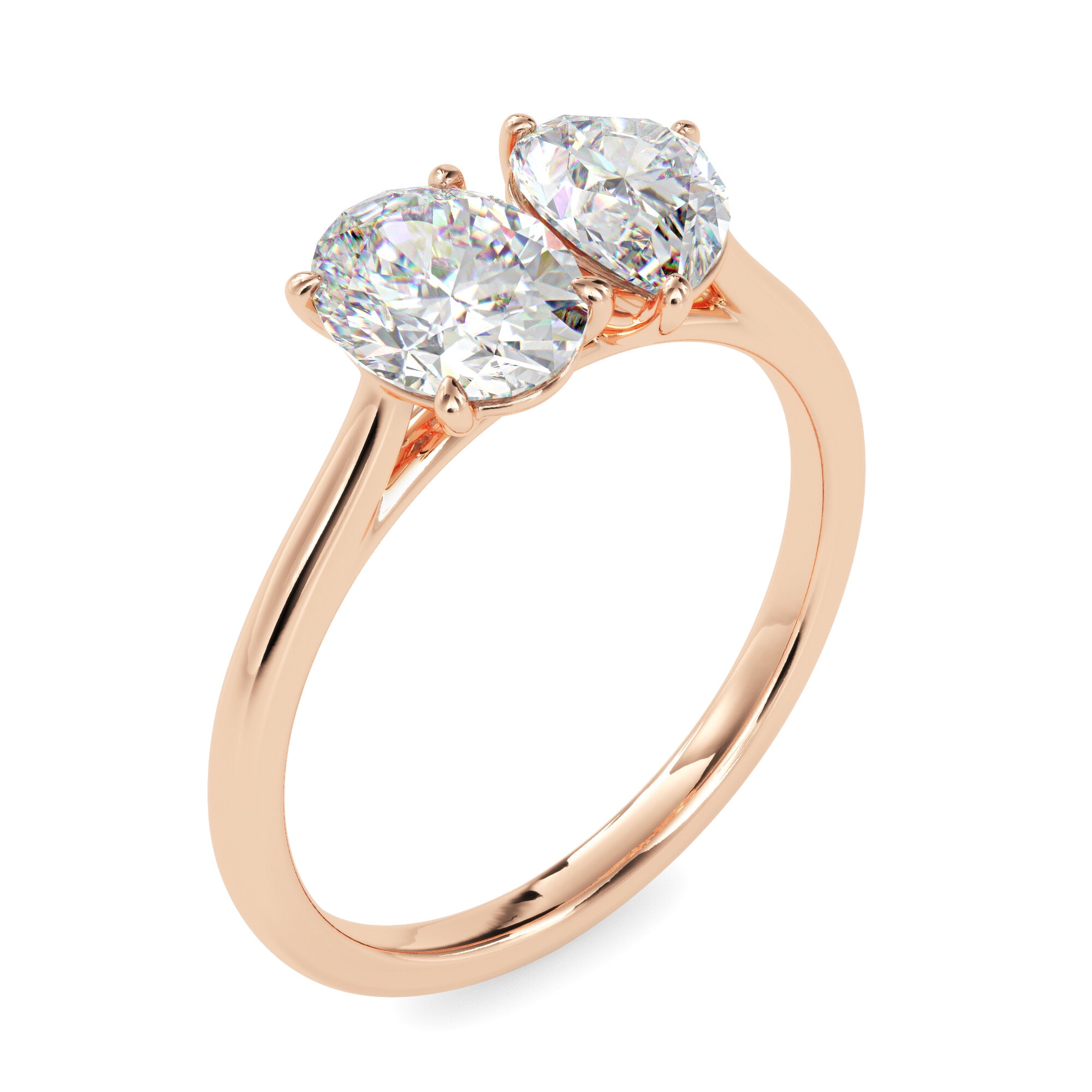 The Daphne Toi et Moi 1.88ct Lab-Grown Diamond Ring