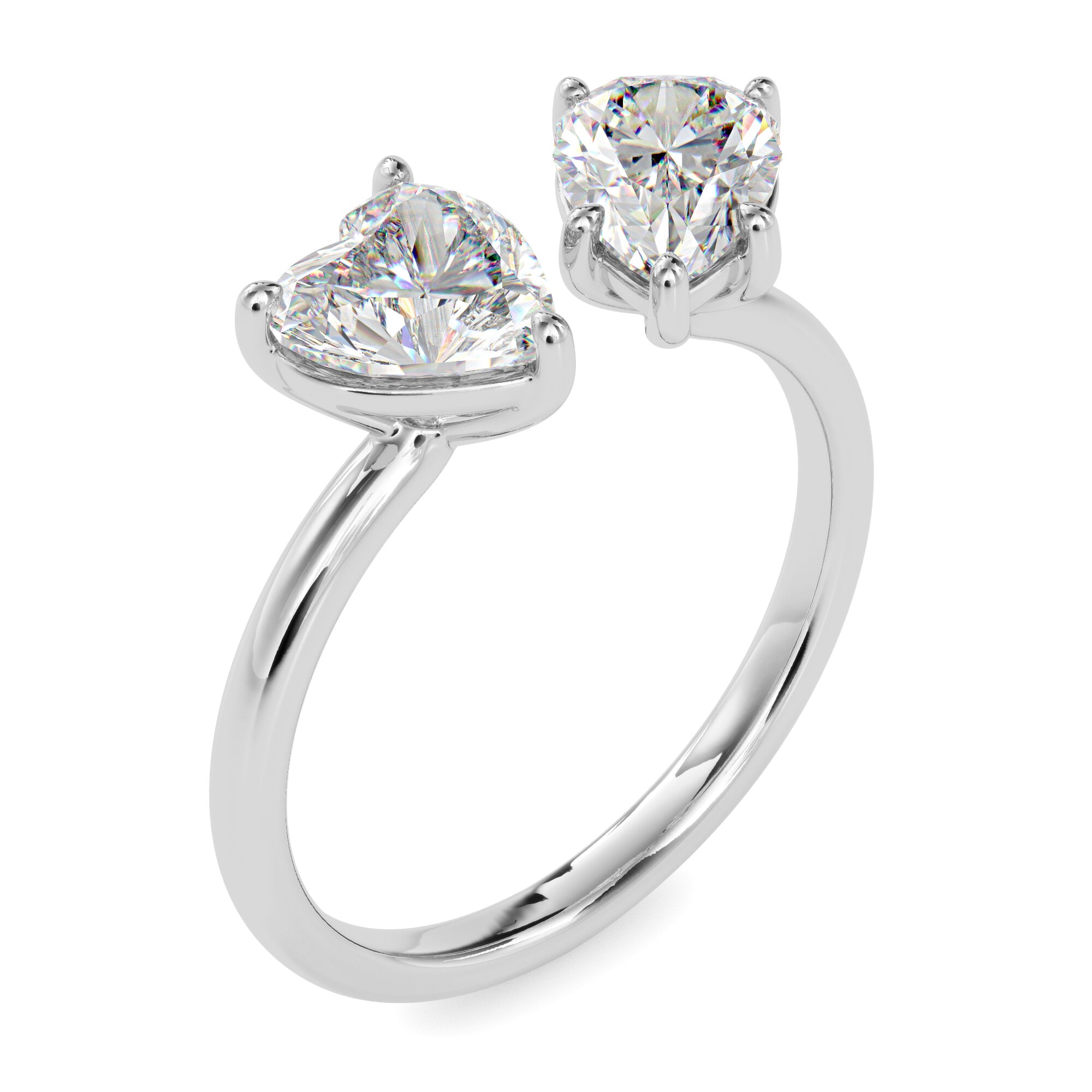 The Juliet Toi et Moi 1.87ct Lab-Grown Diamond Ring
