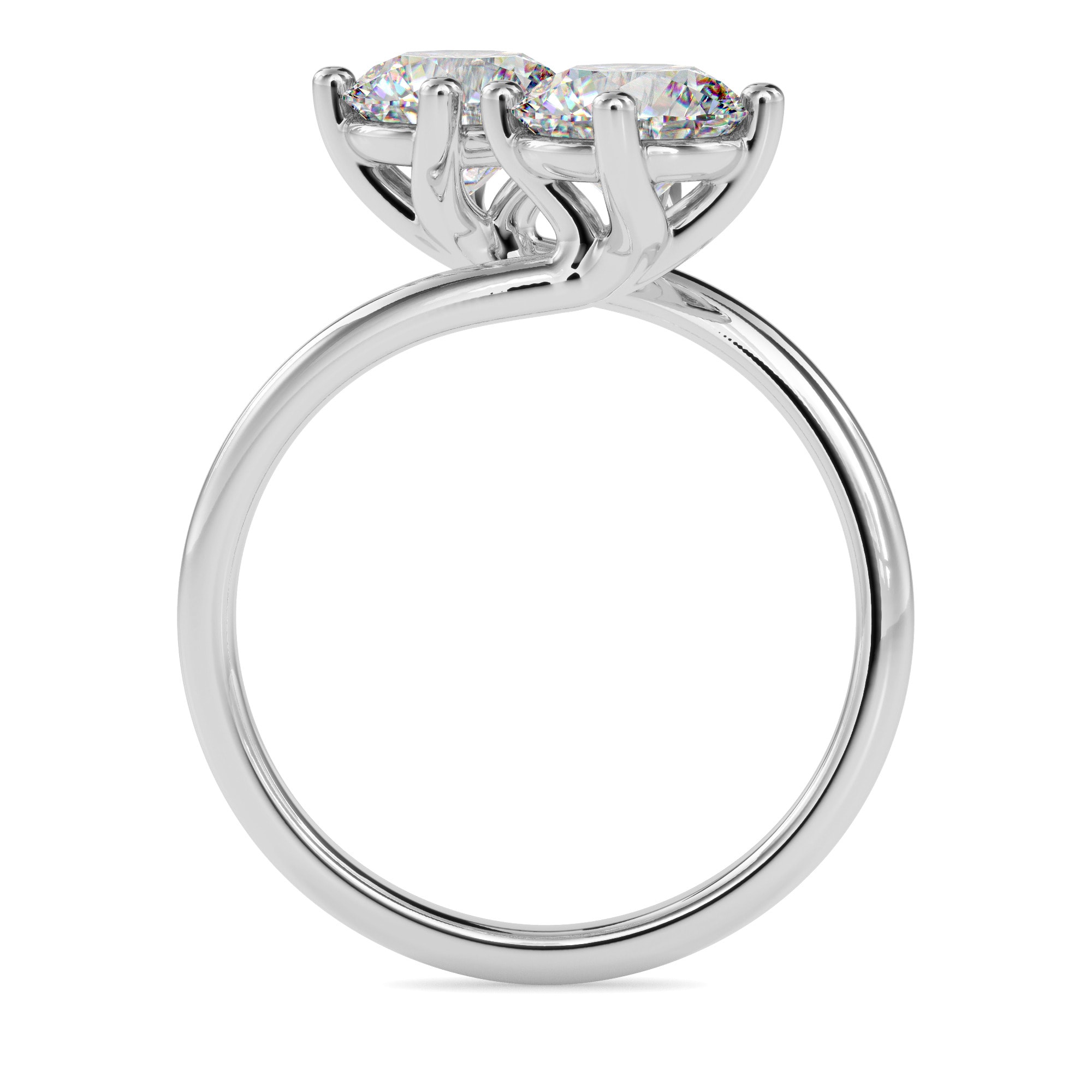 The Celeste Toi et Moi 2.06ct Dual-Round Lab-Grown Diamond Ring