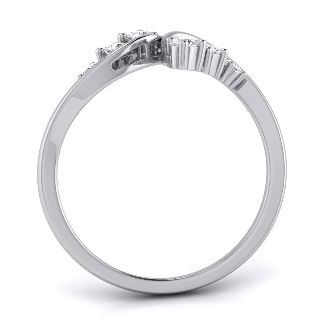 The Calla 0.17ct Lab-Grown Diamond Ribbon Ring