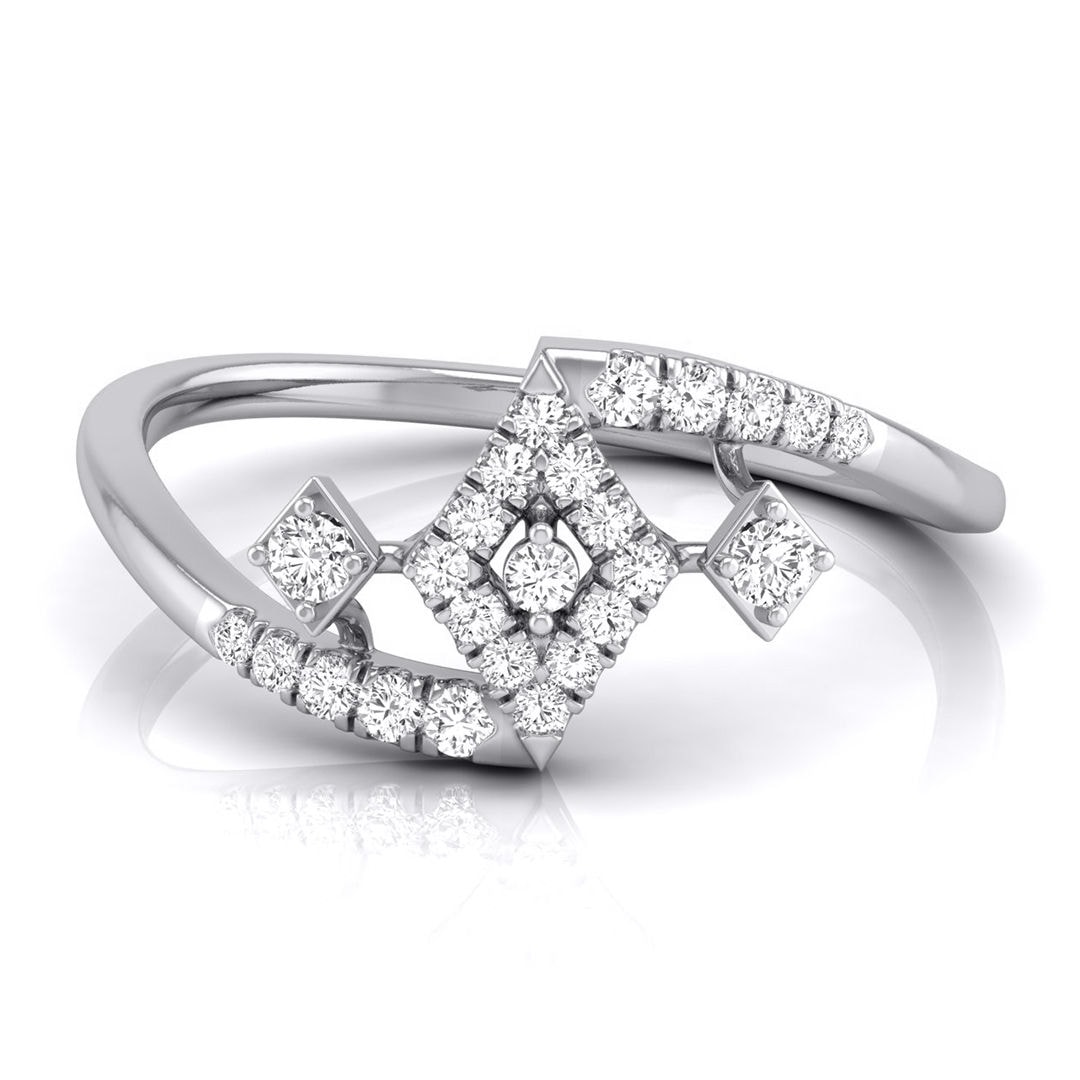 The Cleo Wishbone 0.20ct Lab-Grown Diamond Stacking Ring