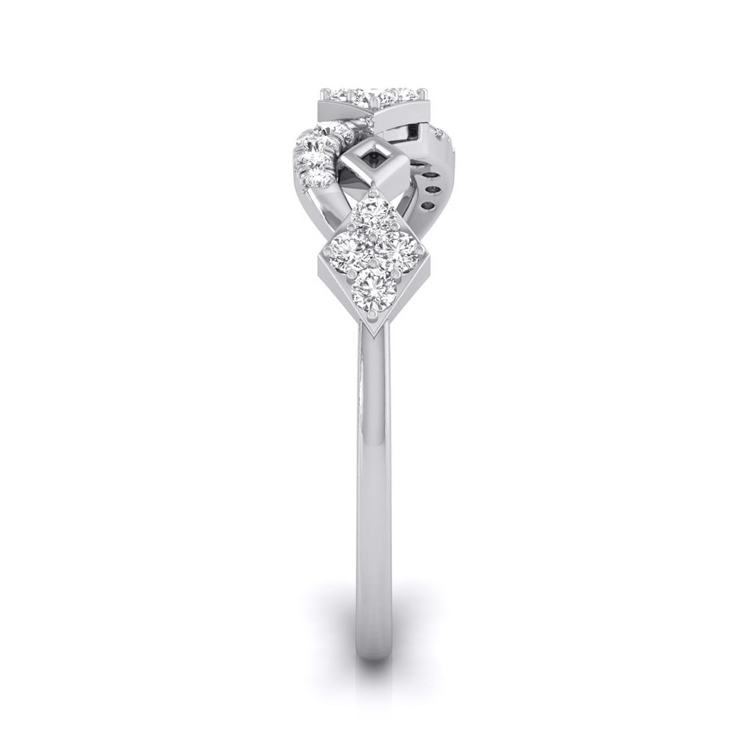 The Aurelia 0.21ct Lab-Grown Diamond Tiara Stacking Ring