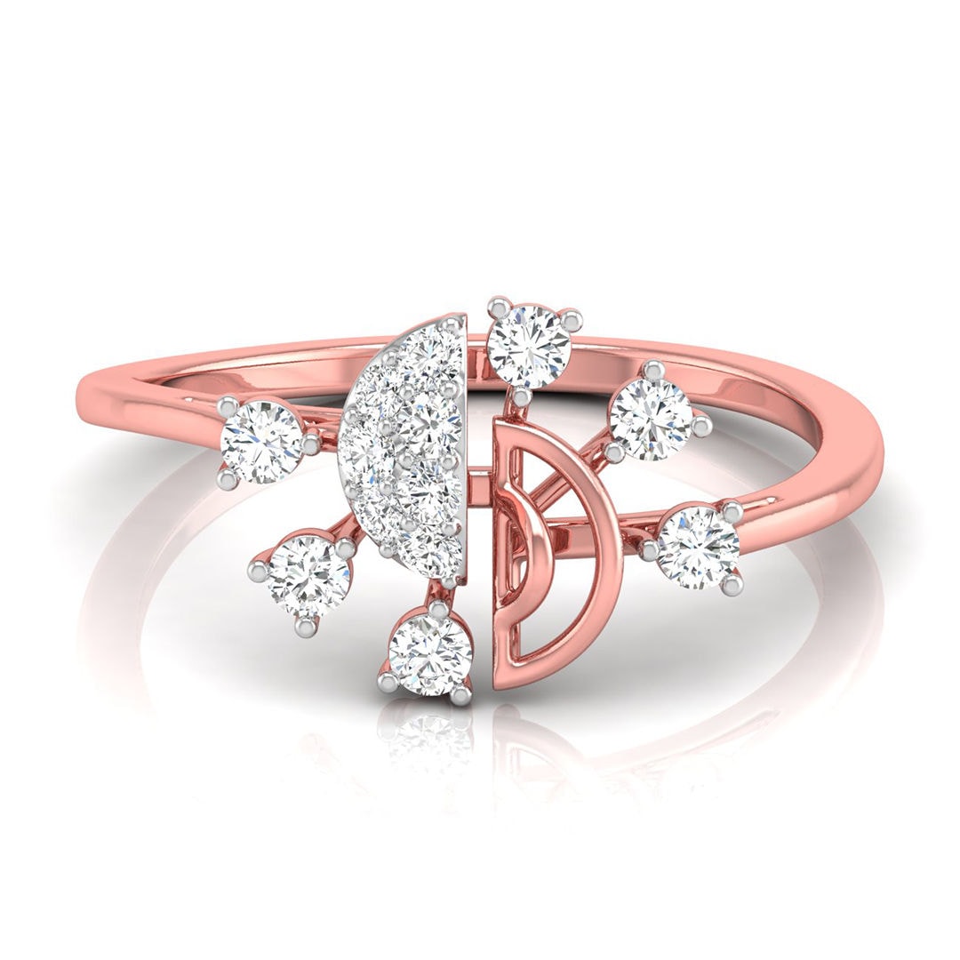 The Maeve 0.23ct Lab-Grown Diamond Contour Ring