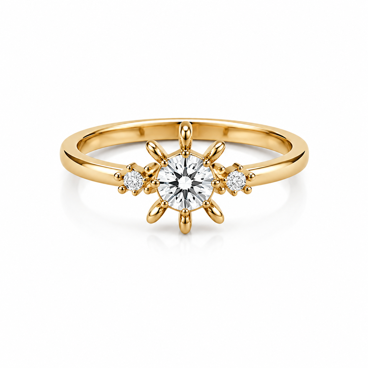 Aurelia solitaire ring