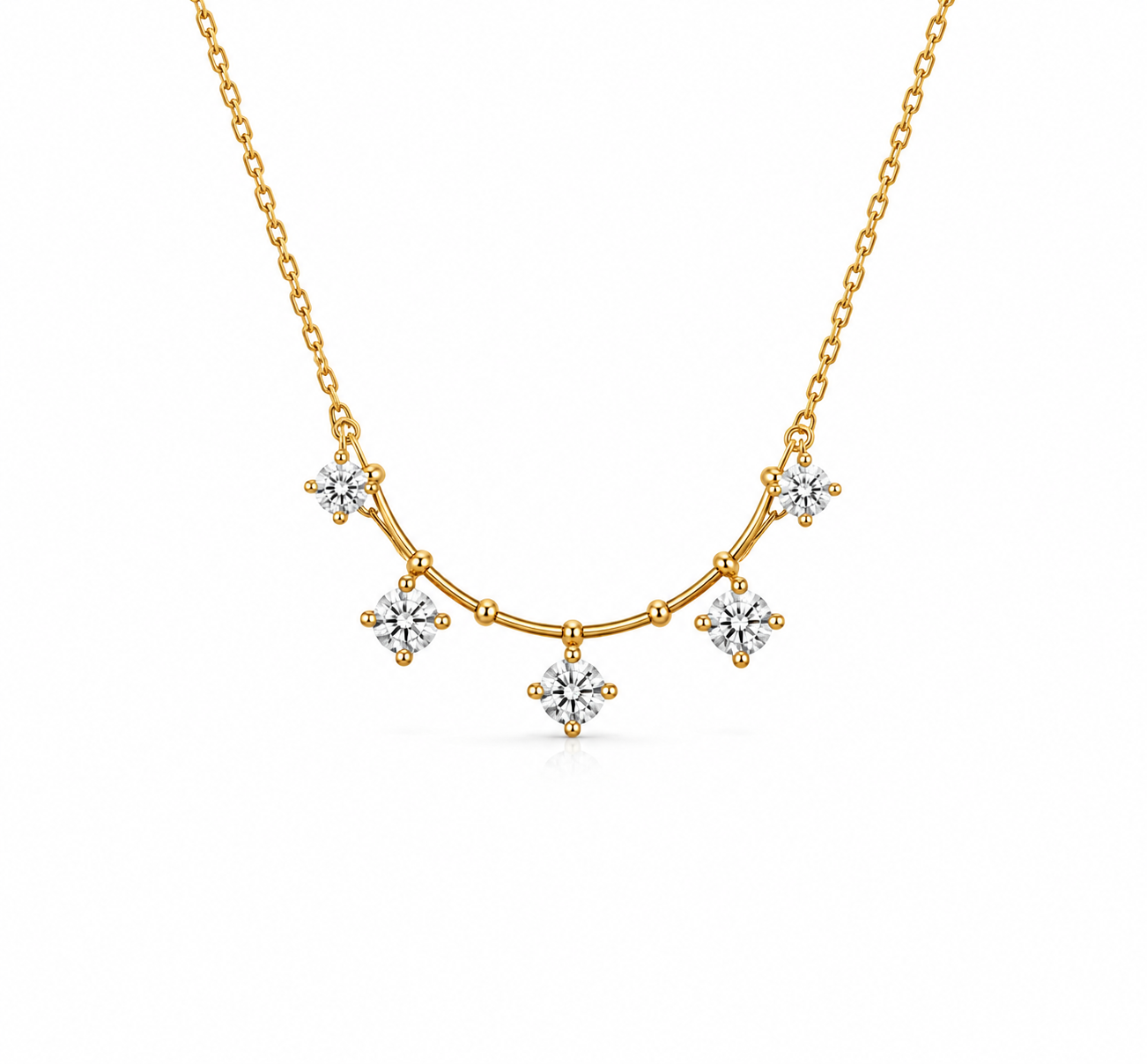 Solstice station necklace