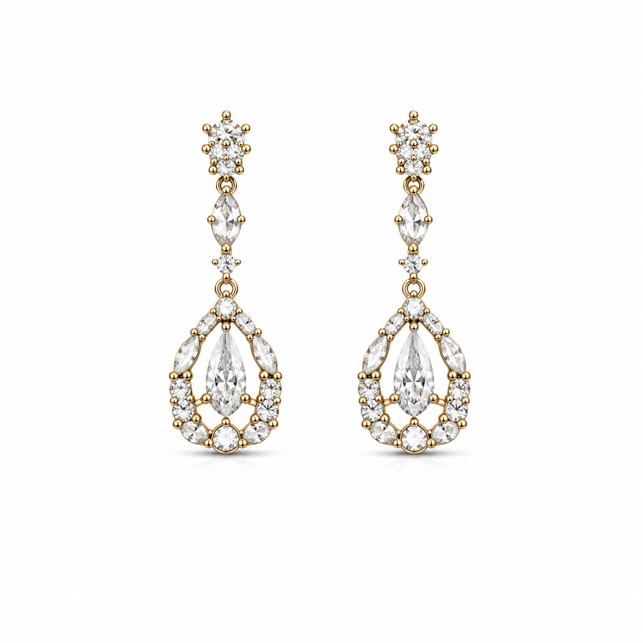 Solstice drop earrings