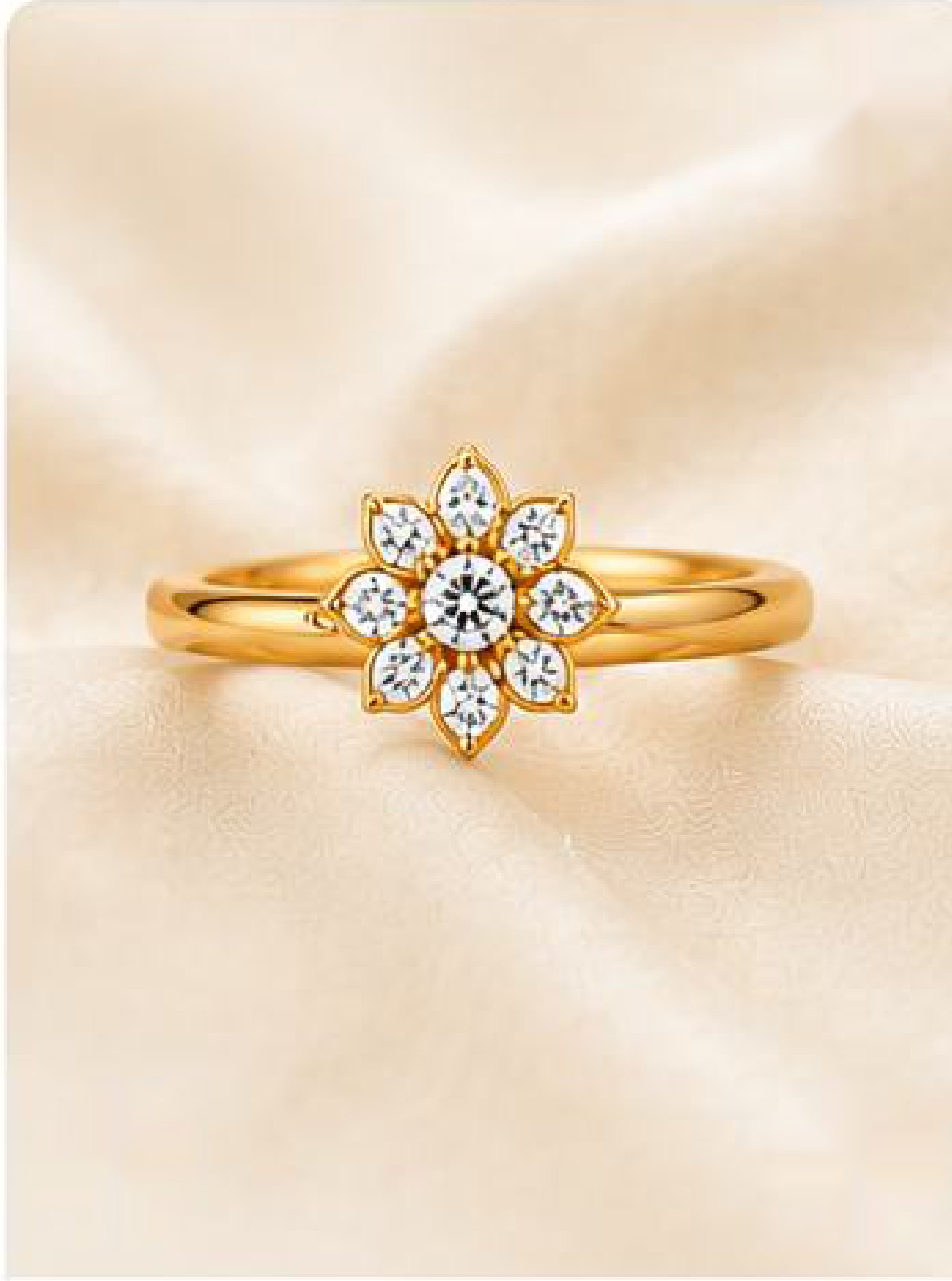 14K Gold Diamond Ring